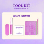Petal Ballet – Pink Swan & Tulip Press-On Nails · Short Round
