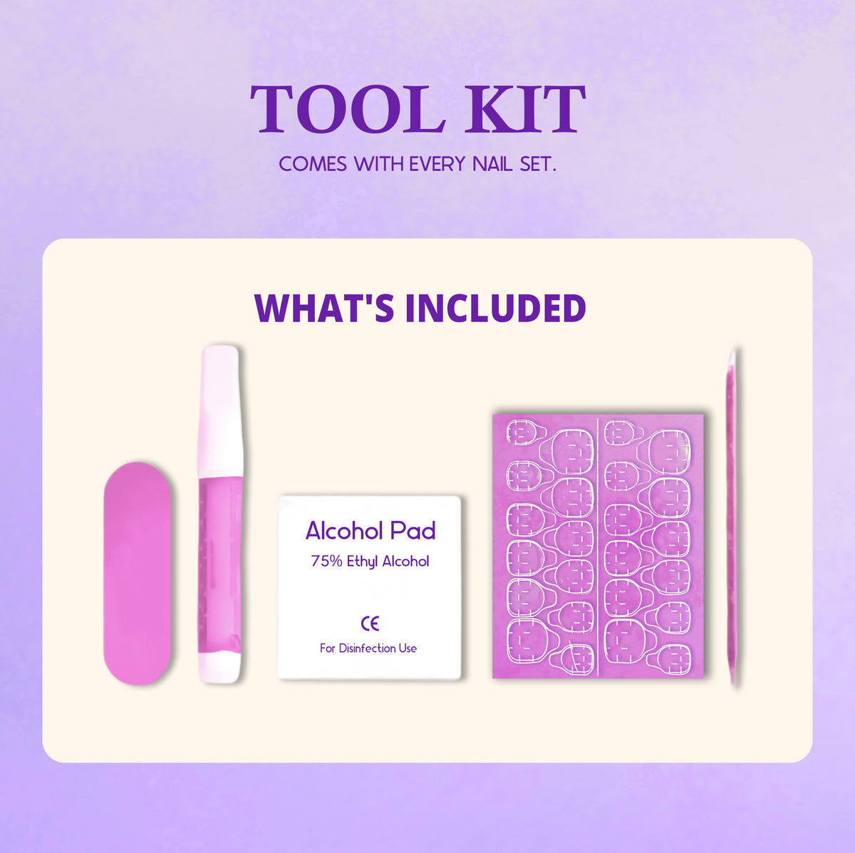 Petal Ballet – Pink Swan & Tulip Press-On Nails · Short Round